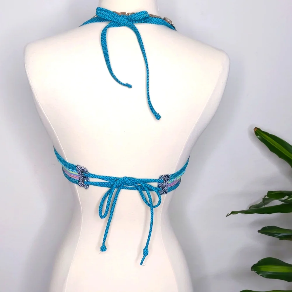 Shade & Shore Target | Under wire Bikini Top| Size 36 C | Blue, Purple, …